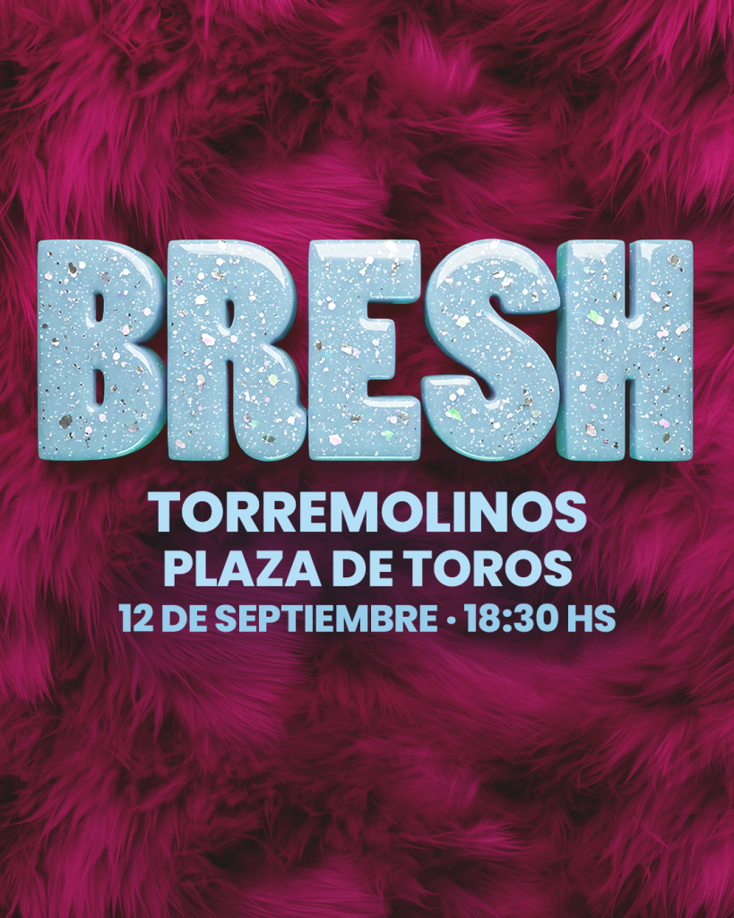 bresh torremolinos verano 2026 flyer plaza de toros plaza paraiso